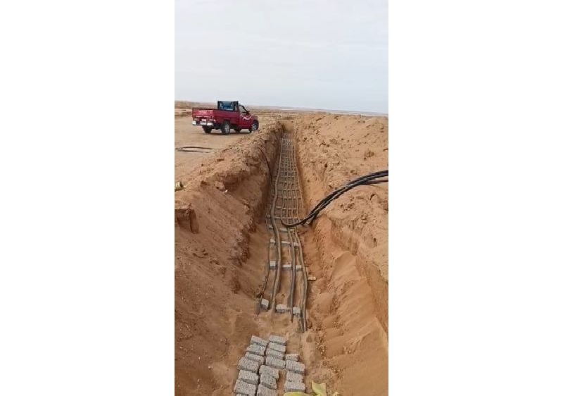 العمل في فرد شبكة الكابلات بالمجاورة الأولي حي اب تاون اكتوبر